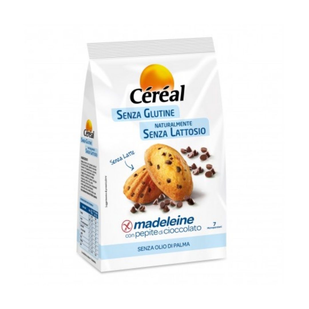Cereal Madeleine con Pepite di Cioccolato Senza Glutine Senza Lattosio 210 g