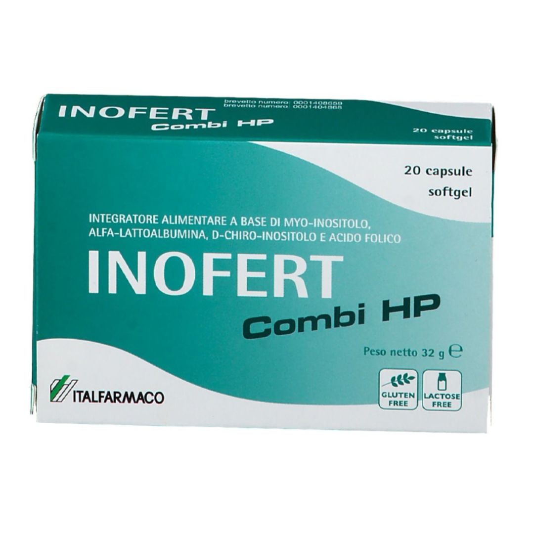 Inofert Combi HP Integratore per gli Squilibri Ormonali 20 Capsule Soft Gel