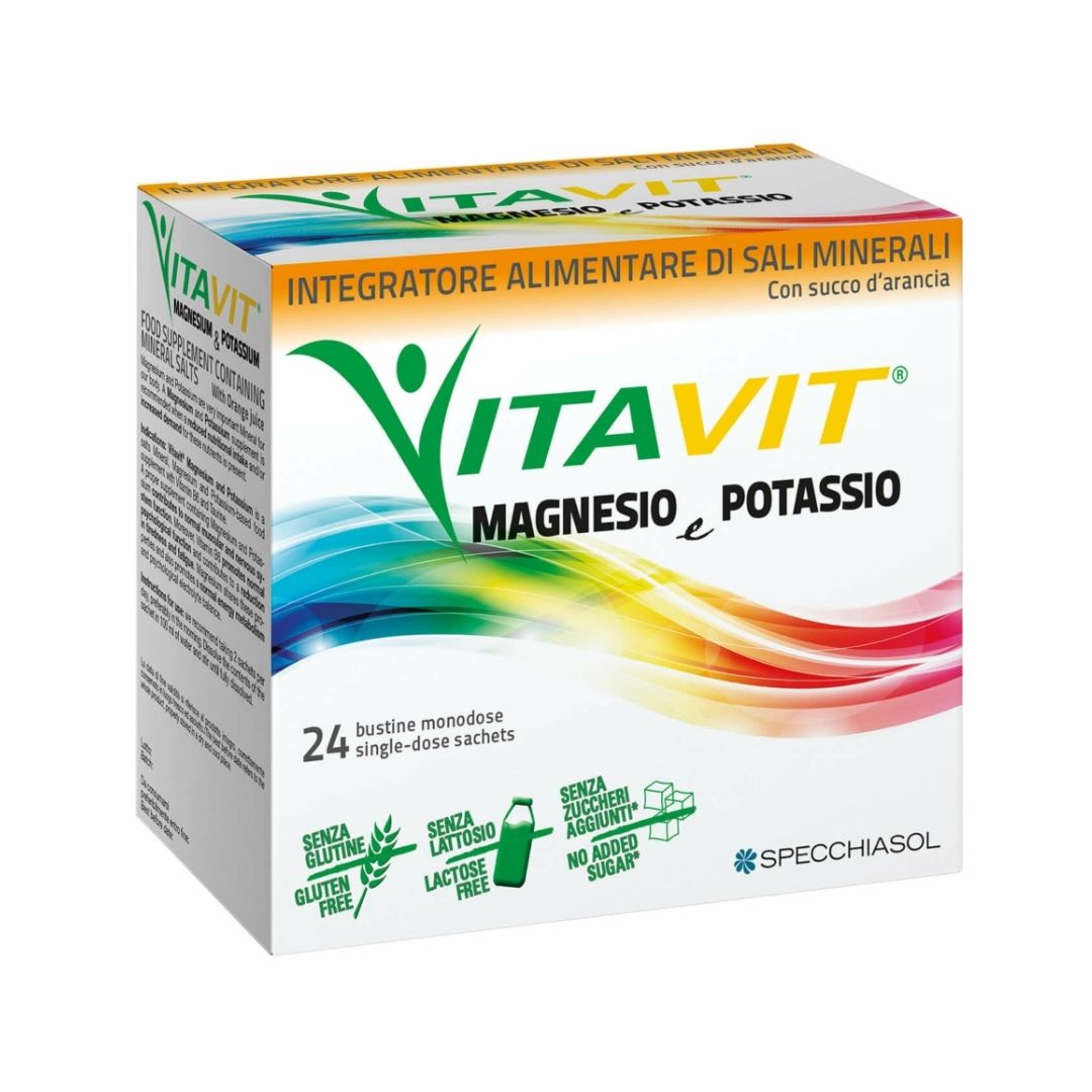 Specchiasol Vitavit Integratore di Magnesio e Potassio 24 Bustine