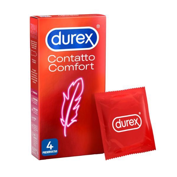 Durex Contatto Comfort Profilattico 4 Pezzi
