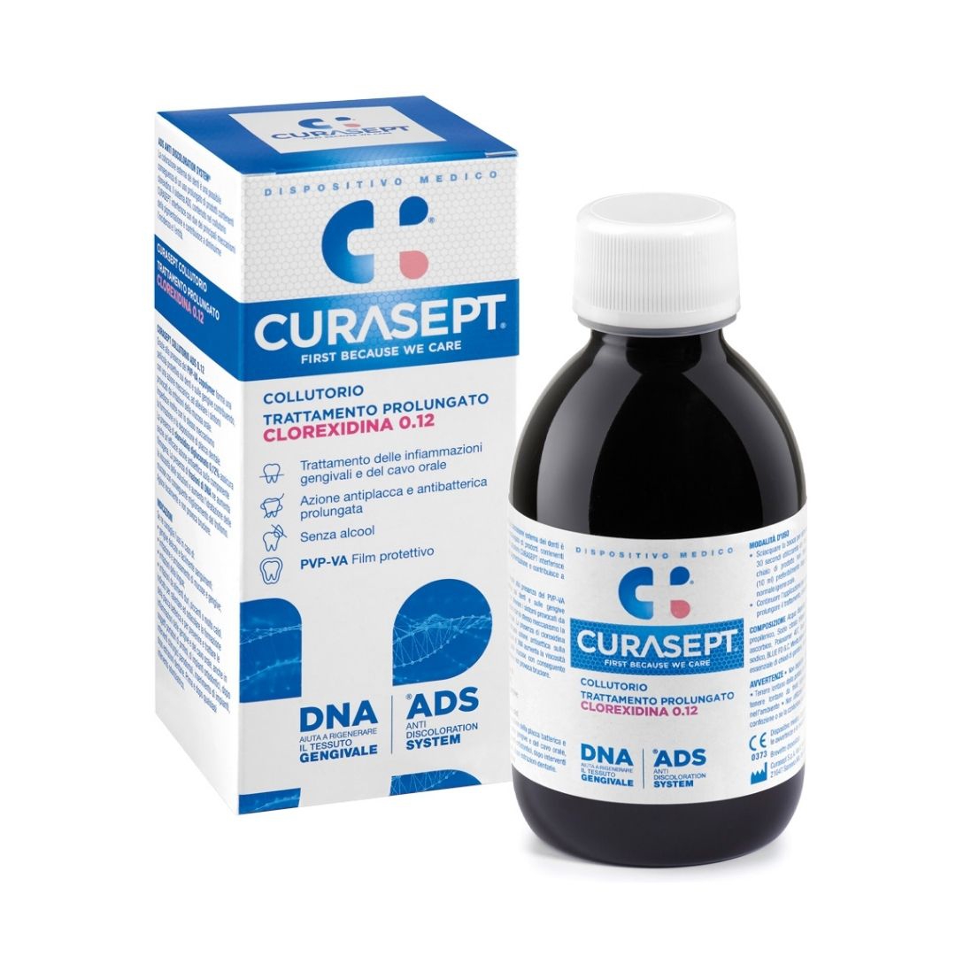 Curasept Collutorio Trattamento Prolungato Antiplacca Clorexidina 0 12 500 ml