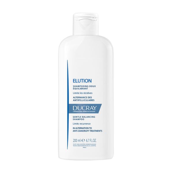 Ducray Elution Shampoo Riequilibrante per Capelli con Forfora 200 ml