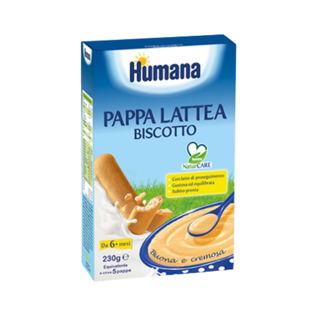 Humana Pappa Lattea Biscotto Buona e Gustosa 230 g