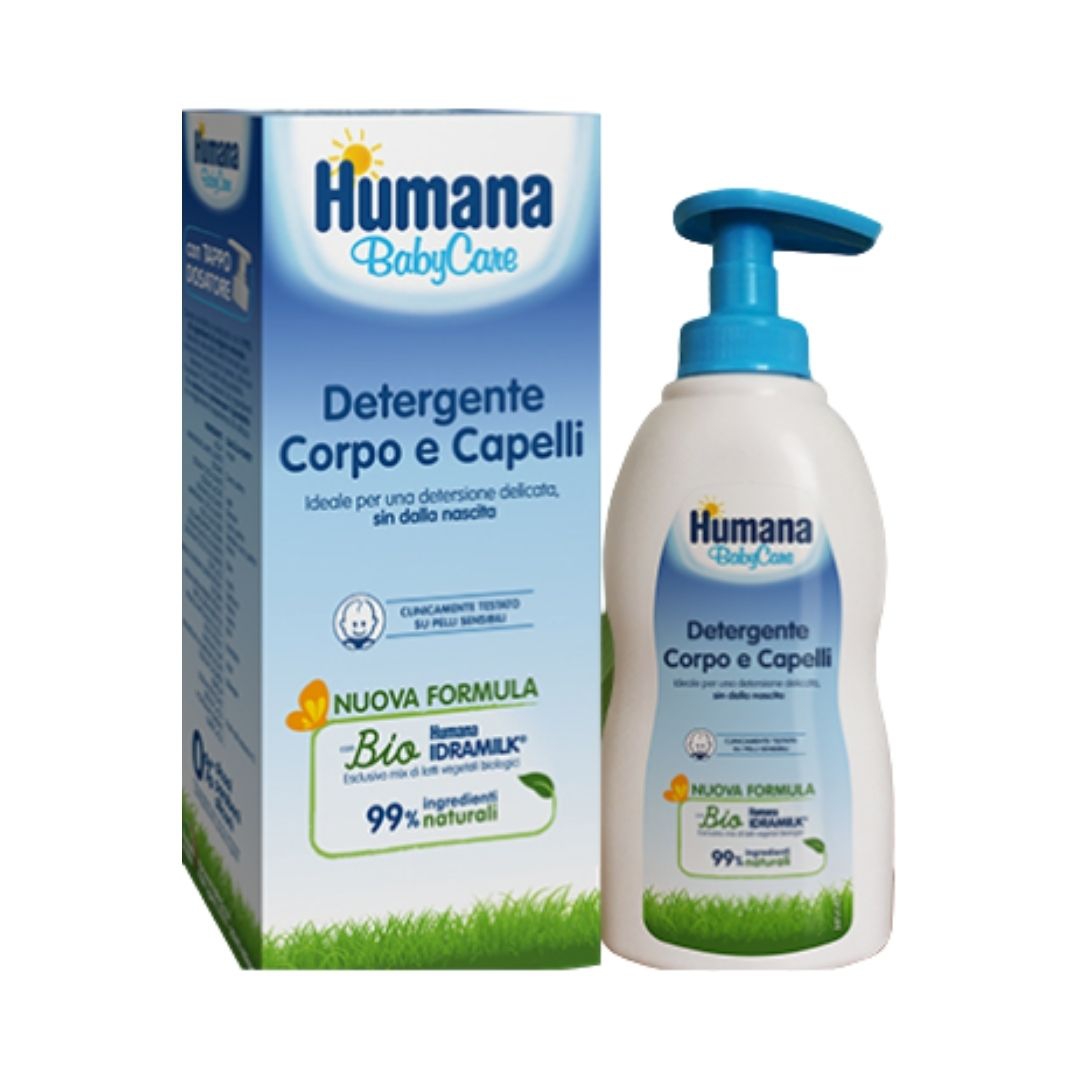 Humana BabyCare Detergente Corpo e Capelli 300 ml