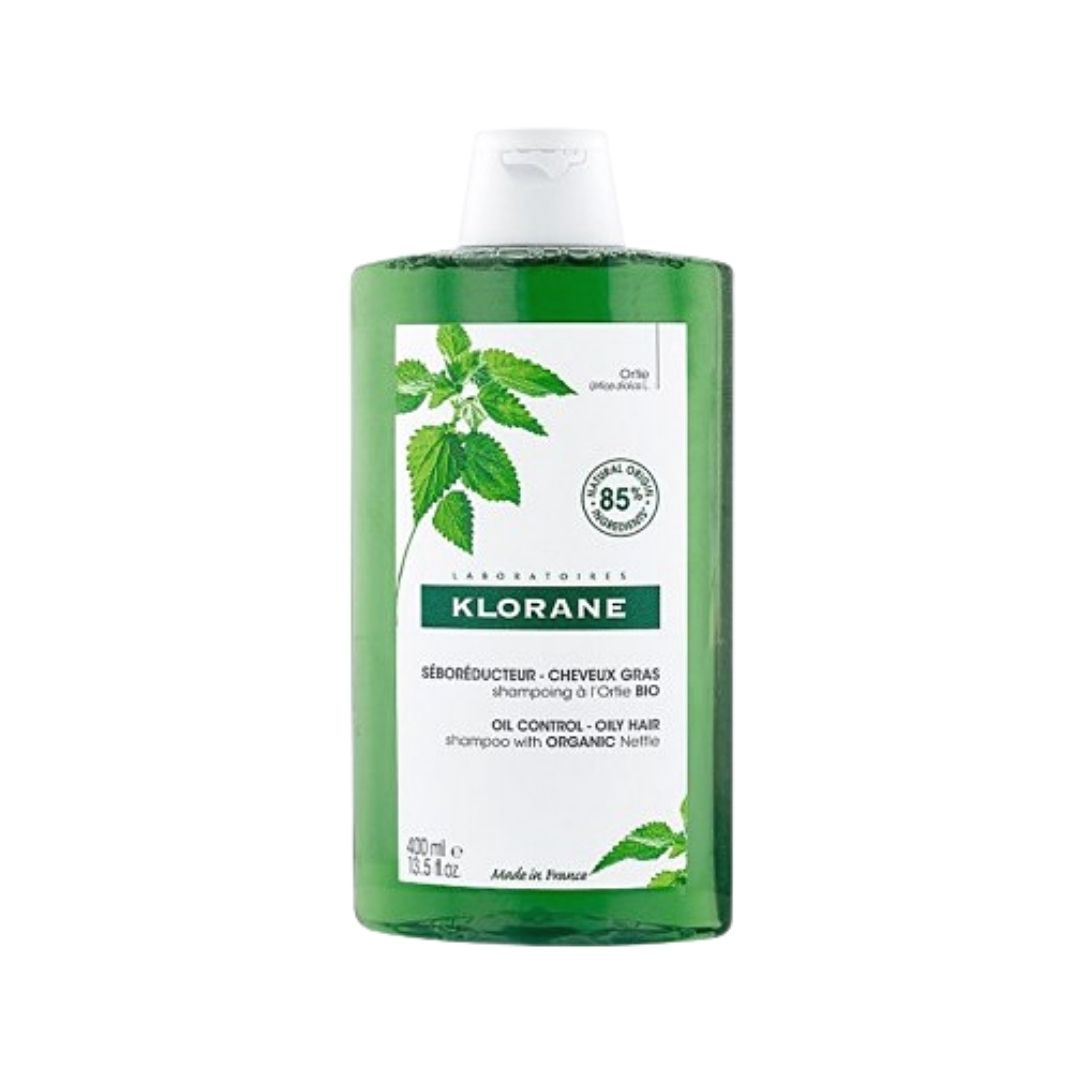 Klorane Shampoo all'Ortica Detergente Purificante per Capelli Grassi 400 ml