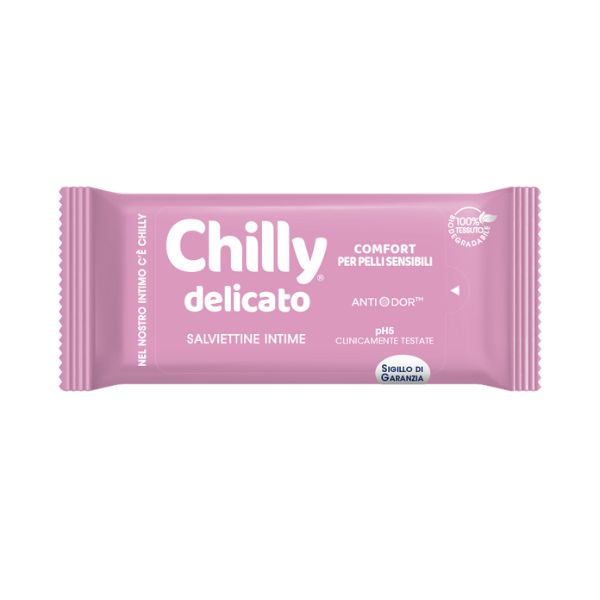Chilly Salviette Intime Delicate Formula Delicata 12 Pezzi
