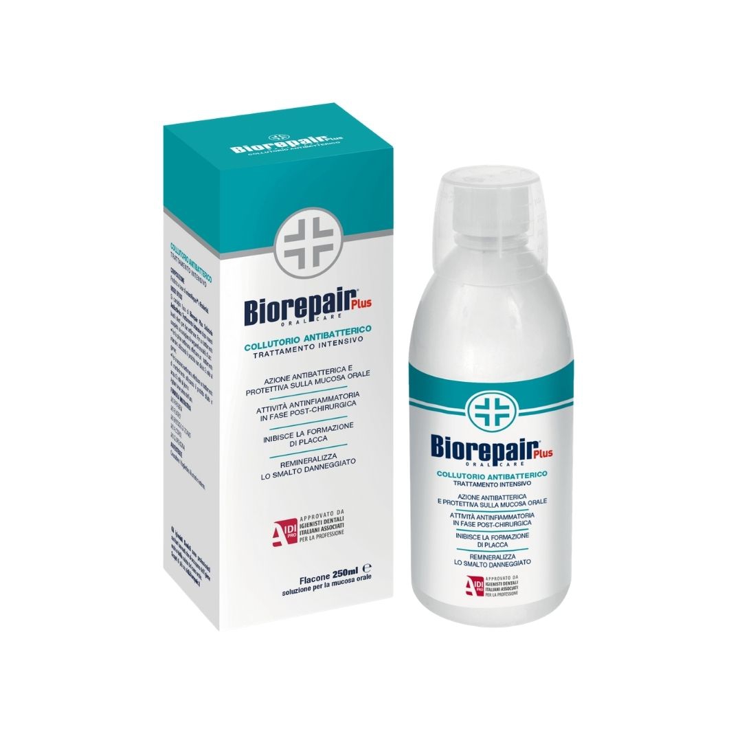 Biorepair Plus Collutorio Antibatterico Trattamento Intensivo 250 ml