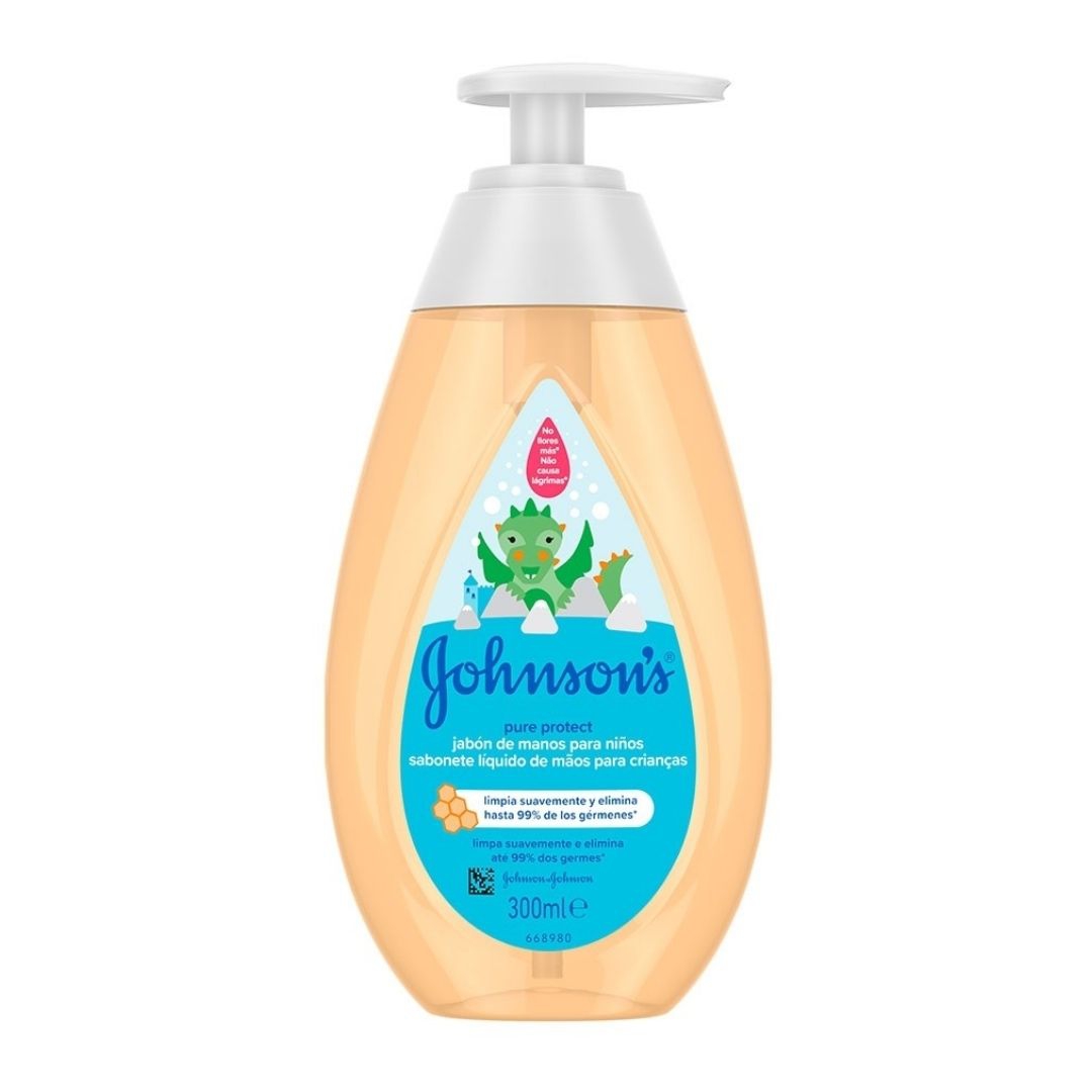 Johnsons Baby Pure Protect Sapone Mani Bambini 300 ml