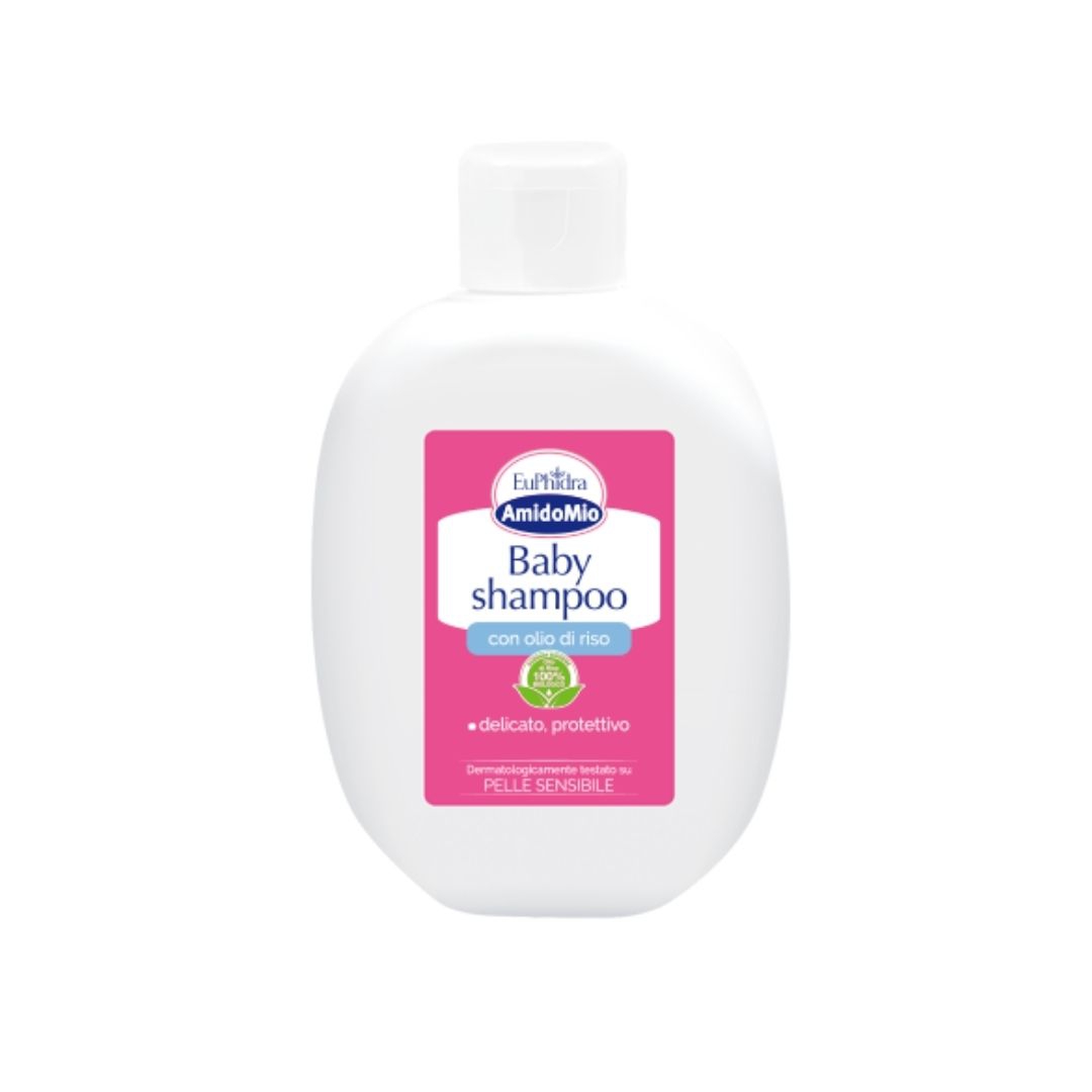 Euphidra AmidoMio Baby Shampoo con Olio di Riso Delicato Protettivo 200 ml