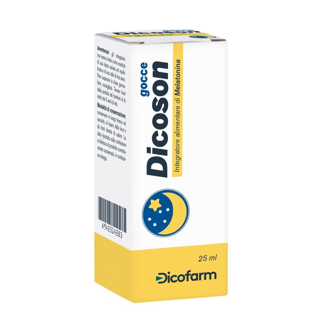 Dicofarm Dicoson Gocce Integratore Alimentare di Melatonina 25 ml