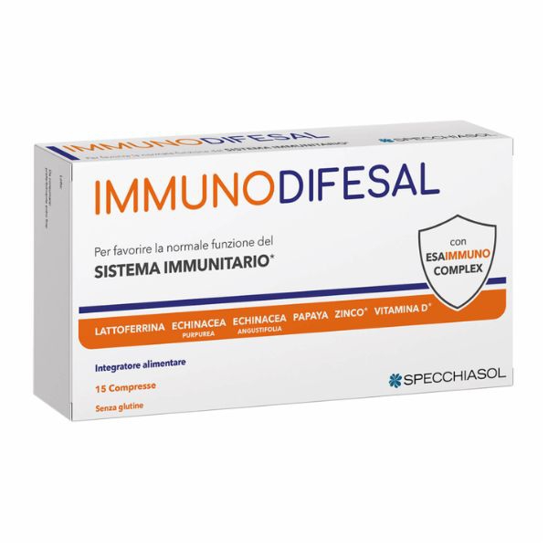 Specchiasol Immunodifesal Integratore per il Sistema Immunitario 15 Compresse