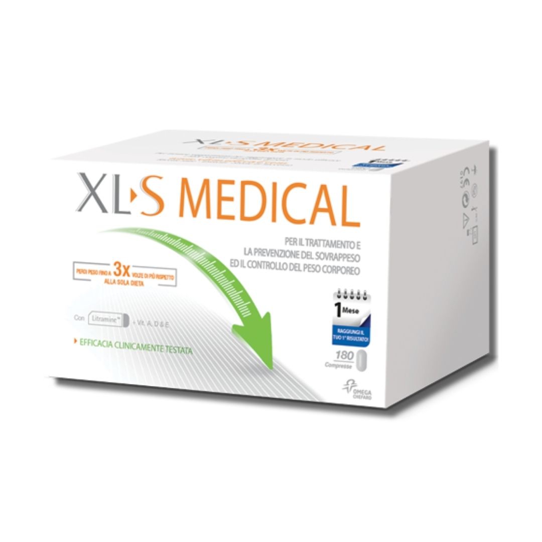 Xls Medical Liposinol 1 Mese di Trattamento per la Perdita di Peso 180 Compresse
