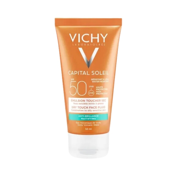Vichy Capital Soleil Dry Touch Spf50 Emulsione Anti-Lucidit Mattificante 50 ml