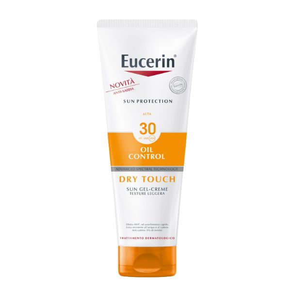 Eucerin Sun Dry Touch Gel Creme Protezione Alta per il Corpo Spf30 200 ml