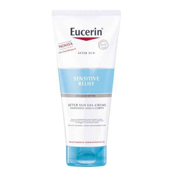 Eucerin After Sun Sensitive Relief Crema-Gel Doposole Viso e Corpo 200 ml