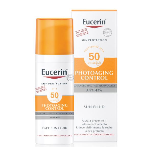 Eucerin Sun Anti Age Protezione Solare Fluido Viso Antiet Spf50 50 ml