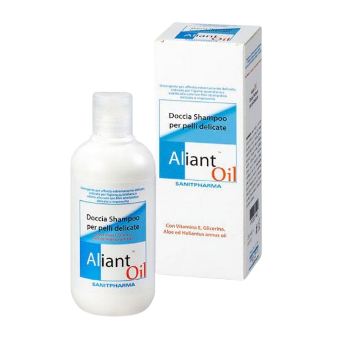 Aliant Oil Doccia Shampoo per Pelli Delicate Flacone 250 ml