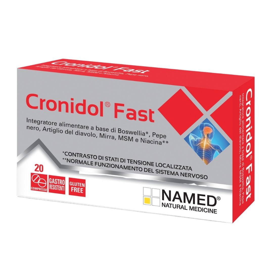 Named Cronidol Fast Integratore per la Tensione Localizzata 20 Compresse