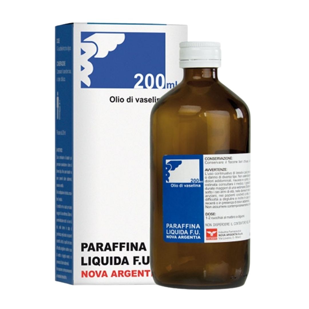 Nova Argentia Paraffina Liquida Olio Di Vasellina Lassativo 200 ml
