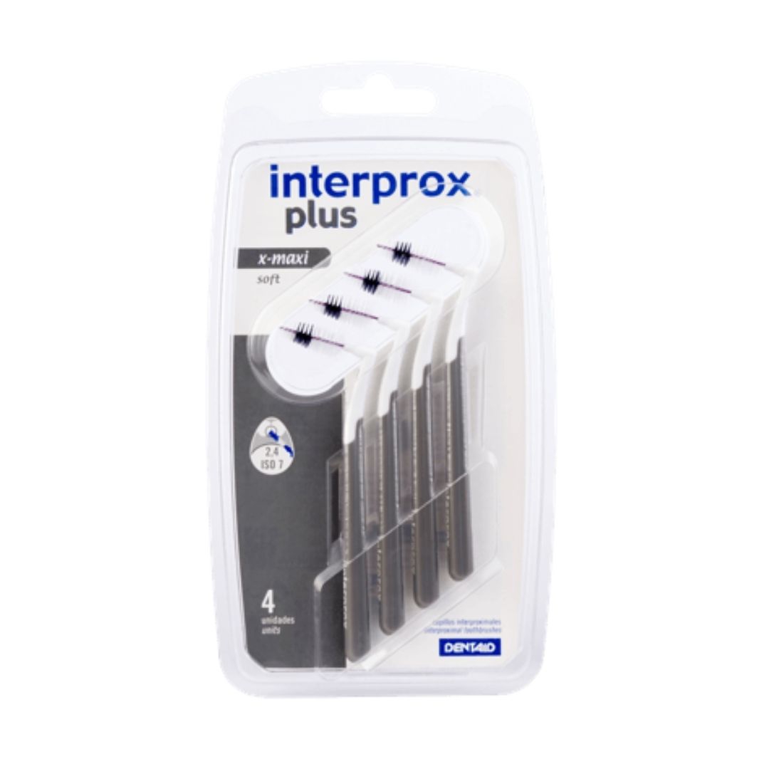 Interprox Plus X Maxi Soft Scovolino Conico Phd 2.4 mm Grigio 4 Pezzi