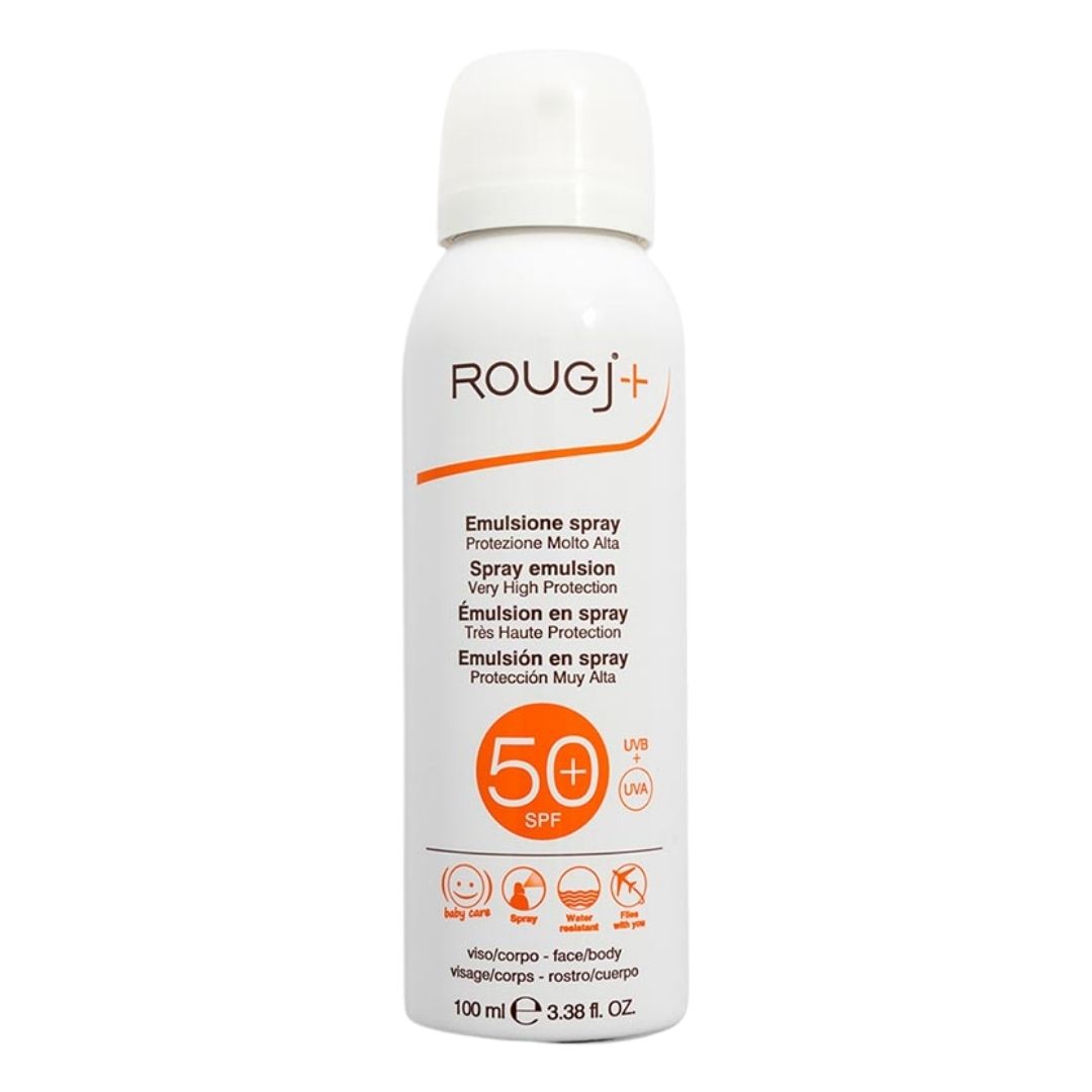 Rougj Kids Emulsione Spray Spf 50+ Crema Alta Protezione per Bambini 100 ml