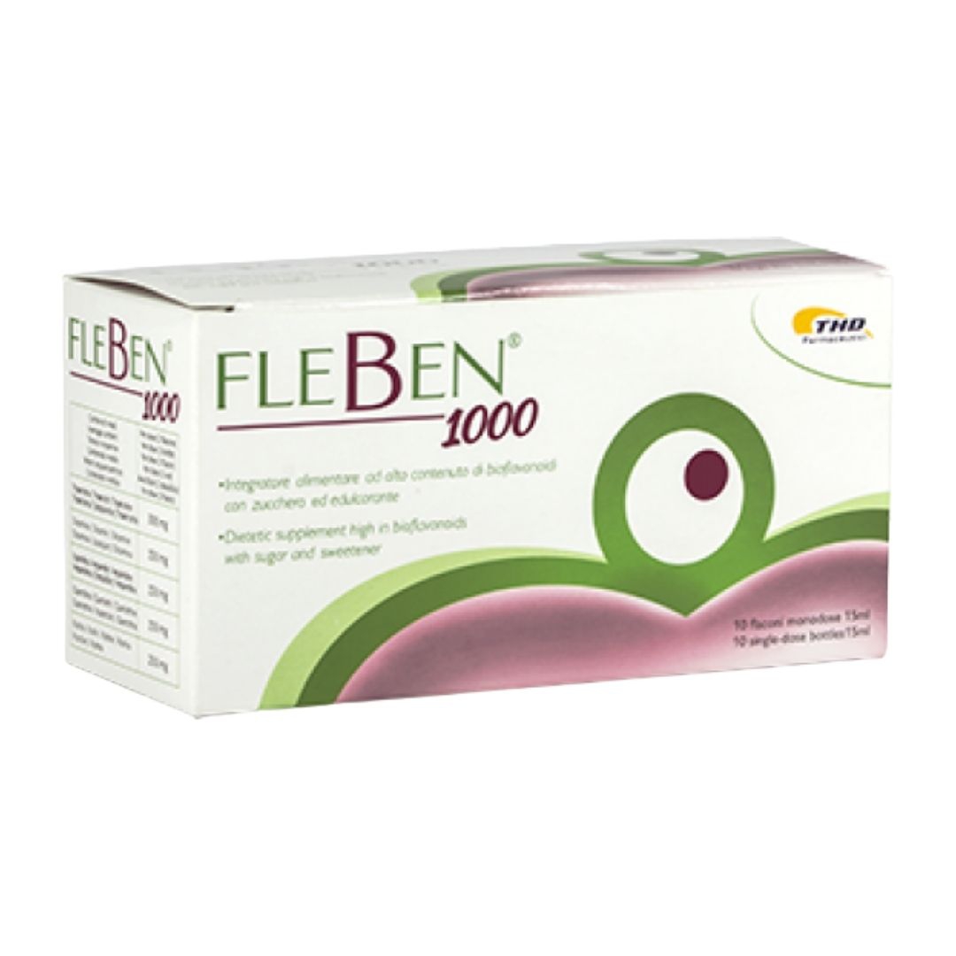 Fleben 1000 Integratore con Bioflavanoidi 10 Flaconcini 15 ml