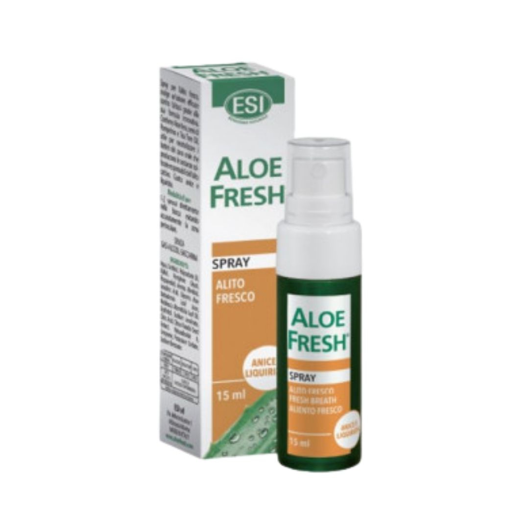 Esi Aloe Fresh Spray contro l'Alitosi all'Anice e Liquirizia 15 ml