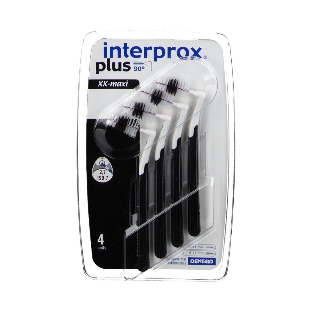 Interprox Plus XX Maxi Nero PDH 2.7mm 4 Pezzi