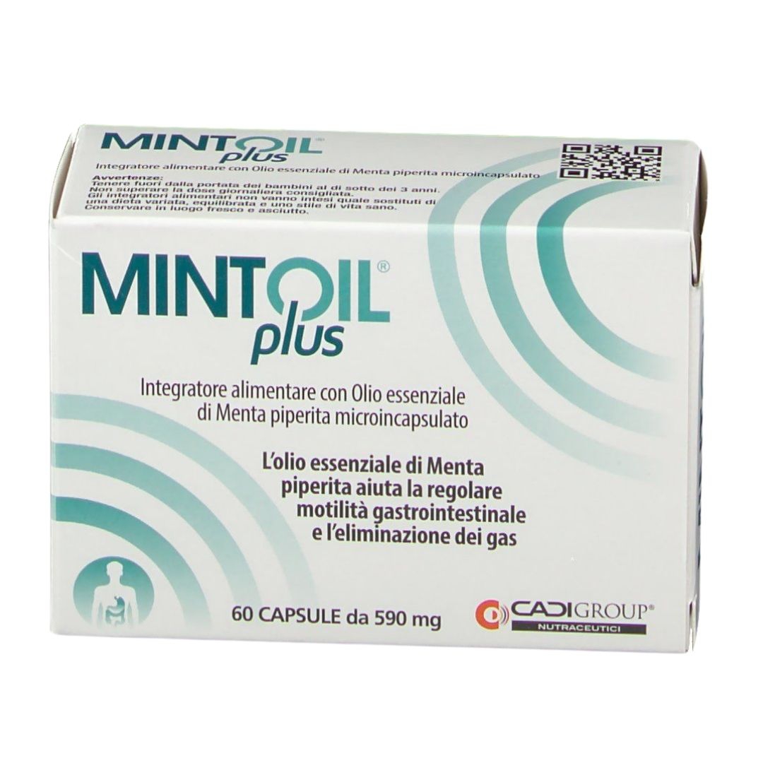 Mintoil Plus Integratore Intestinale con Menta Piperita 60 capsule