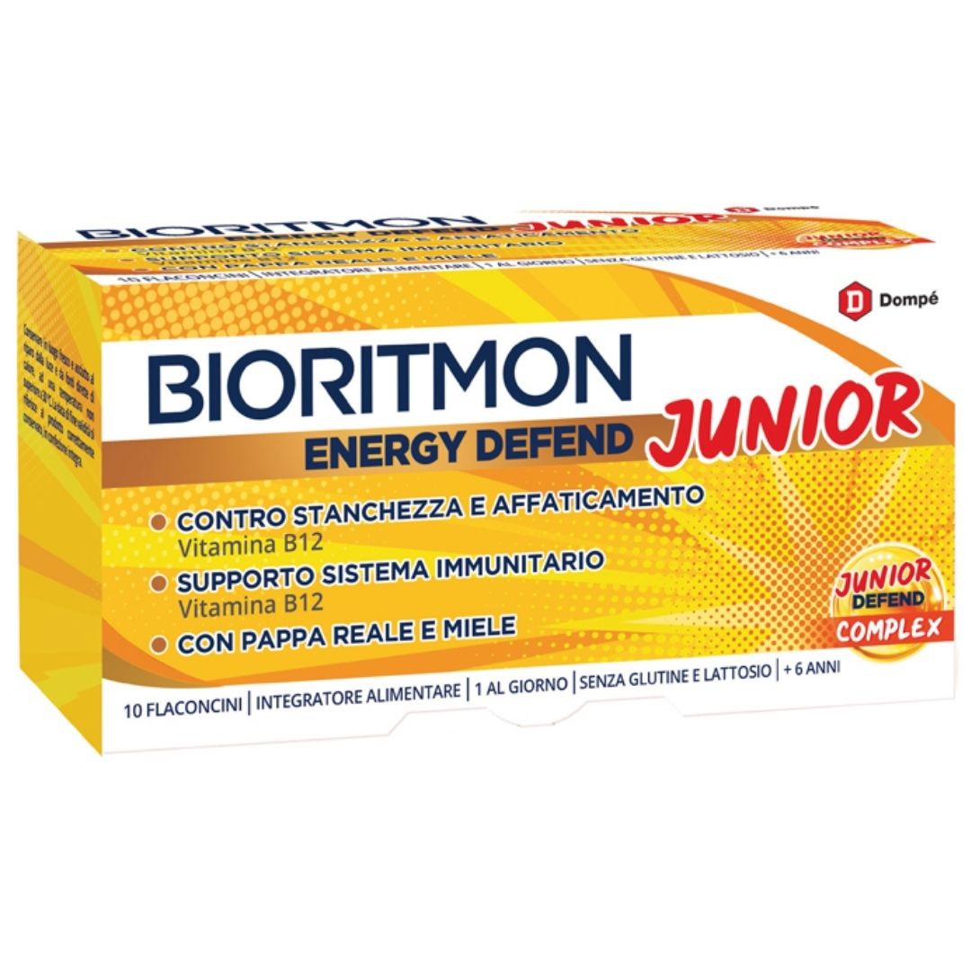 Bioritmon Energy Defend Junior Integratore Alimentare 10 Flaconcini 10ml