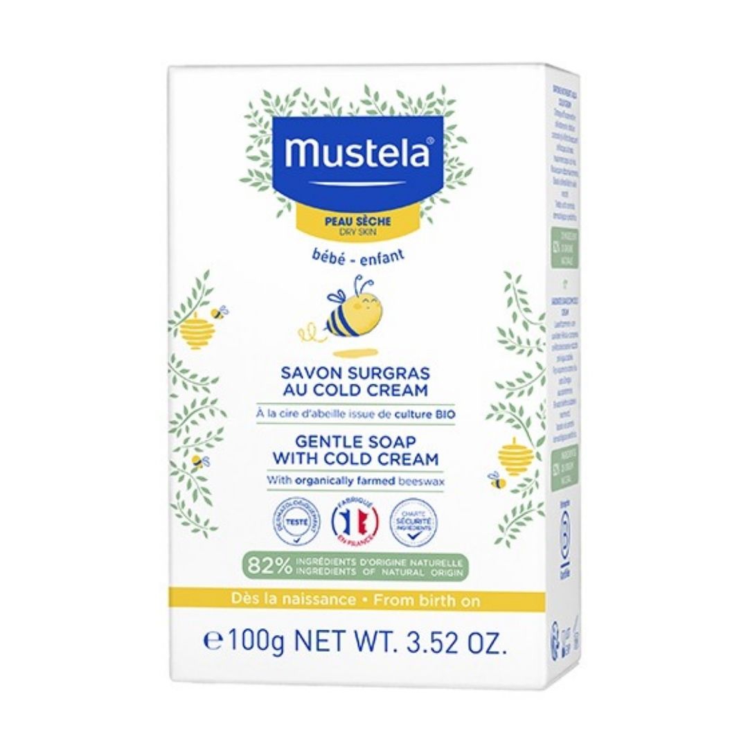 Mustela Sapone Nutriente Cold Cream Deterge e Nutre la Pelle Secca 100 ml