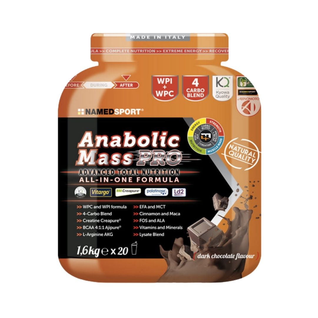 Anabolic Mass Pro Integratore Alimentare Gusto Cioccolato Fondente 1600 g