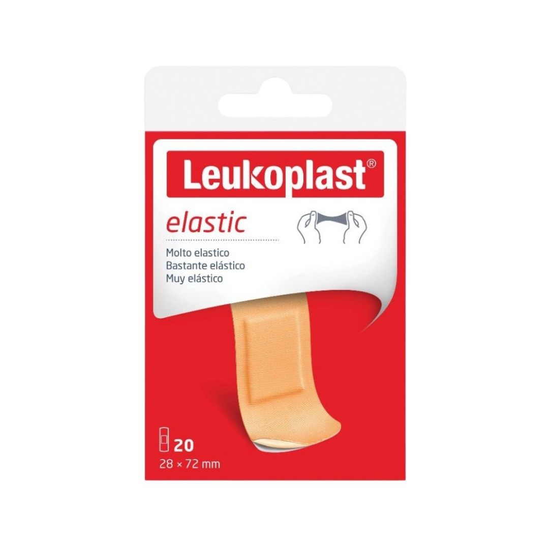 Leukoplast Elastic Cerotto Elastico 72x28mm 20 Pezzi