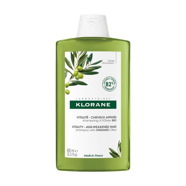 Klorane Shampoo all'Estratto Essenziale d'Ulivo Delicato e Rivitalizzante 400 ml