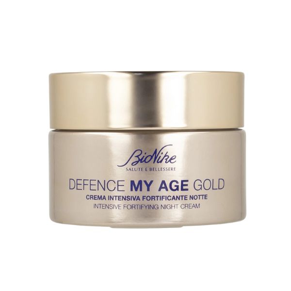 Bionike Defence My Age Gold Crema Viso Intensiva Fortificante Notte Antiage 50ml