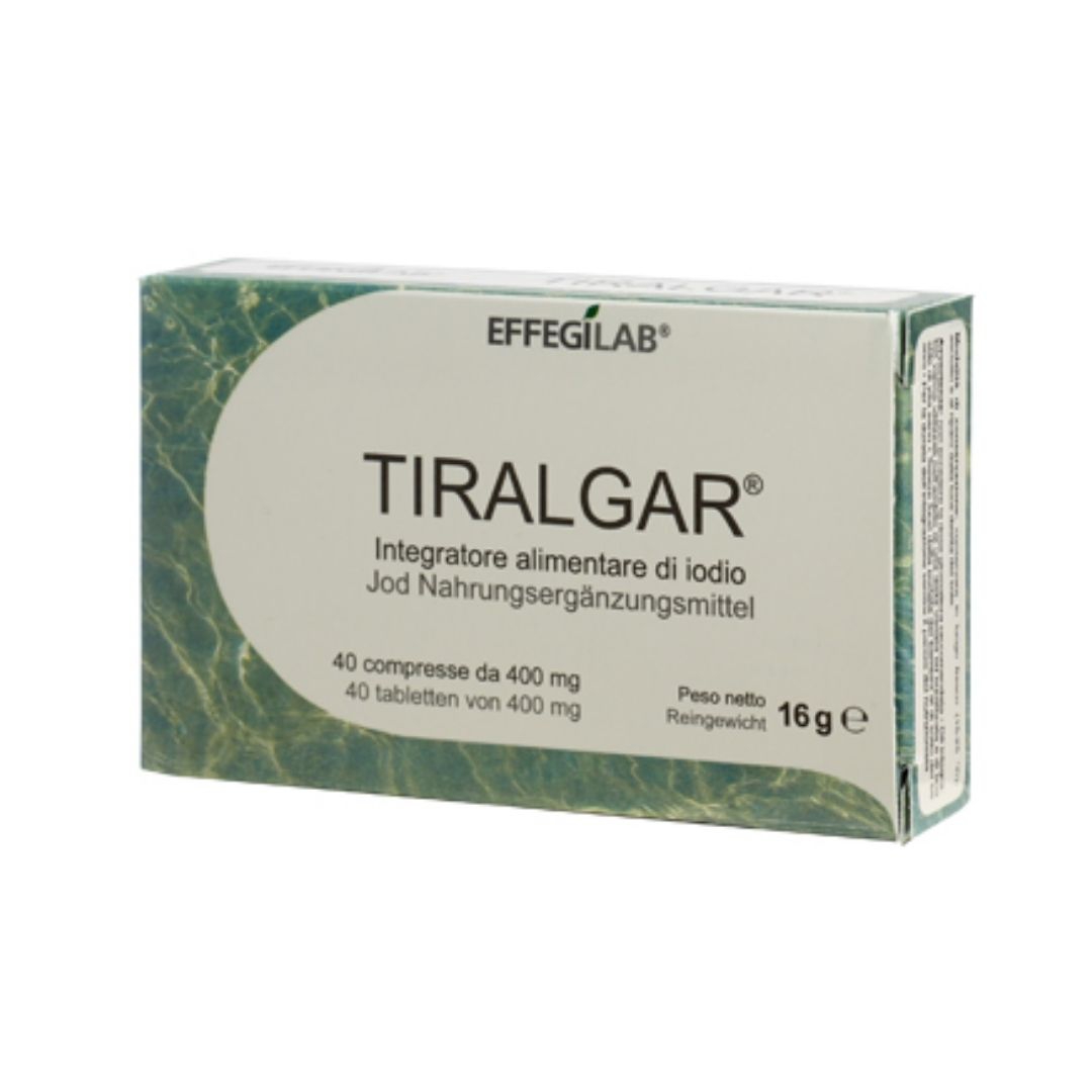 Effegilab Tiralgar Integratore per la Funzione Tiroidea 40 Compresse