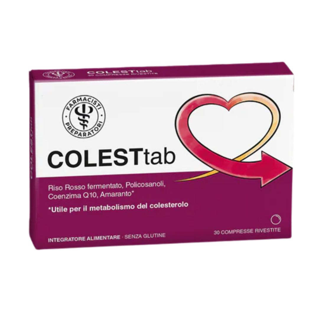 Unifarco Colesttab Integratore per il Controllo del Colesterolo 30 Compresse