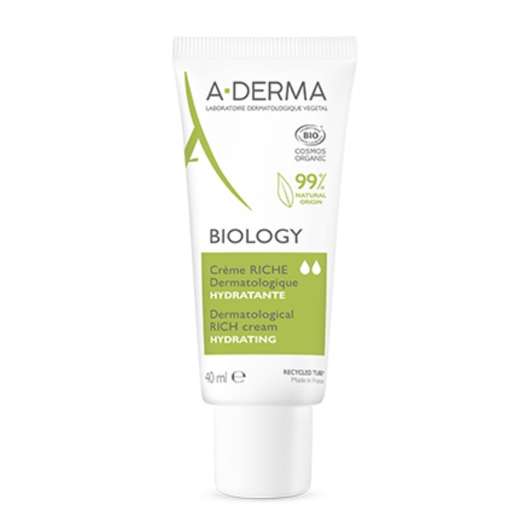 A-Derma Biology Crema Viso Ricca e Idratante 40 ml