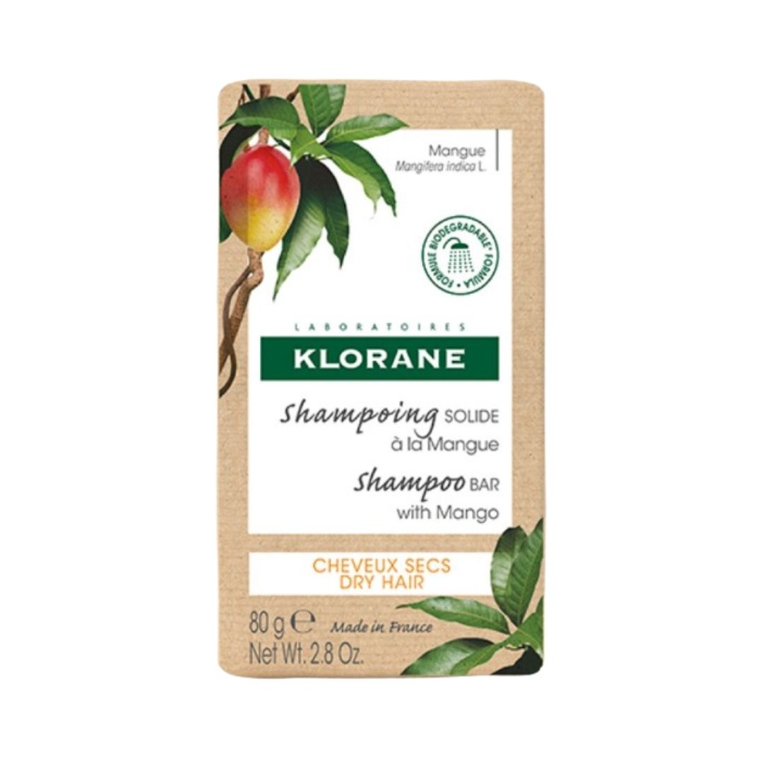 Klorane Shampoo Solido al Mango Nutriente 80 g