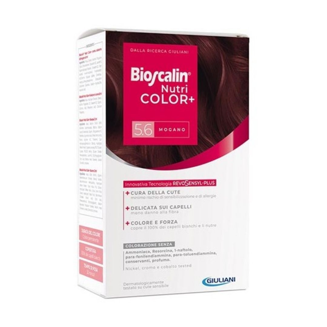 Bioscalin Nutricolor Plus Colorazione Permanente Tintura n. 5 6 Mogano