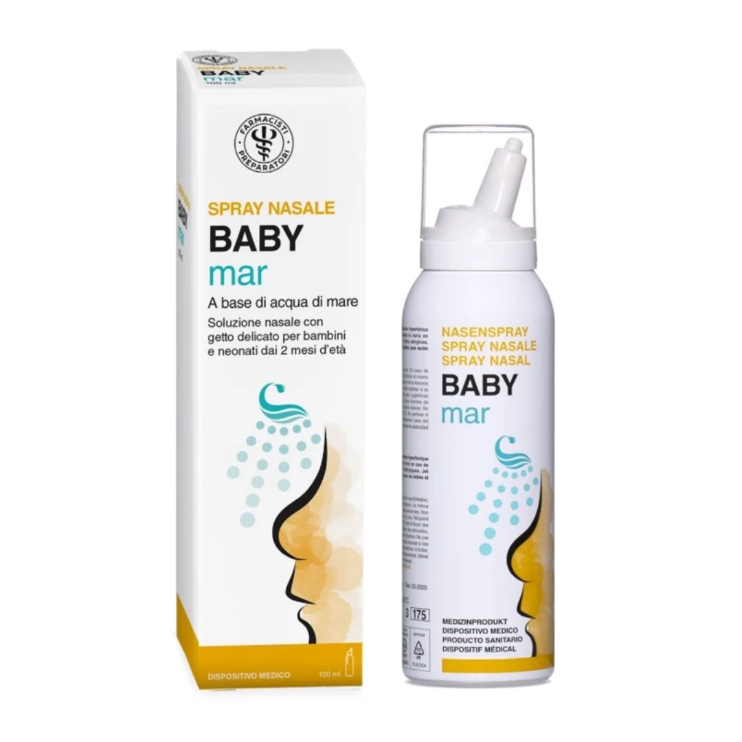 Unifarco Spray Nasale Babymar a Base di Acqua di Mare 100 ml