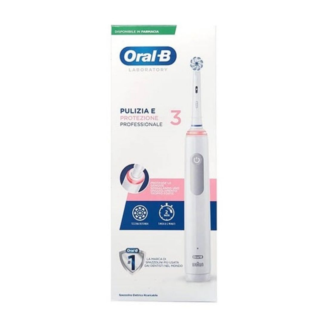Oral B Pro3 Laboratory Spazzolino Elettrico per una Pulizia Professionale