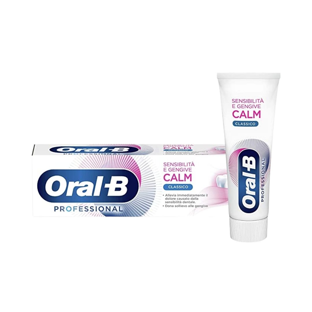 Oral B Dentifricio Professional Sensibilita e Gengive Calm Classico 75 ml
