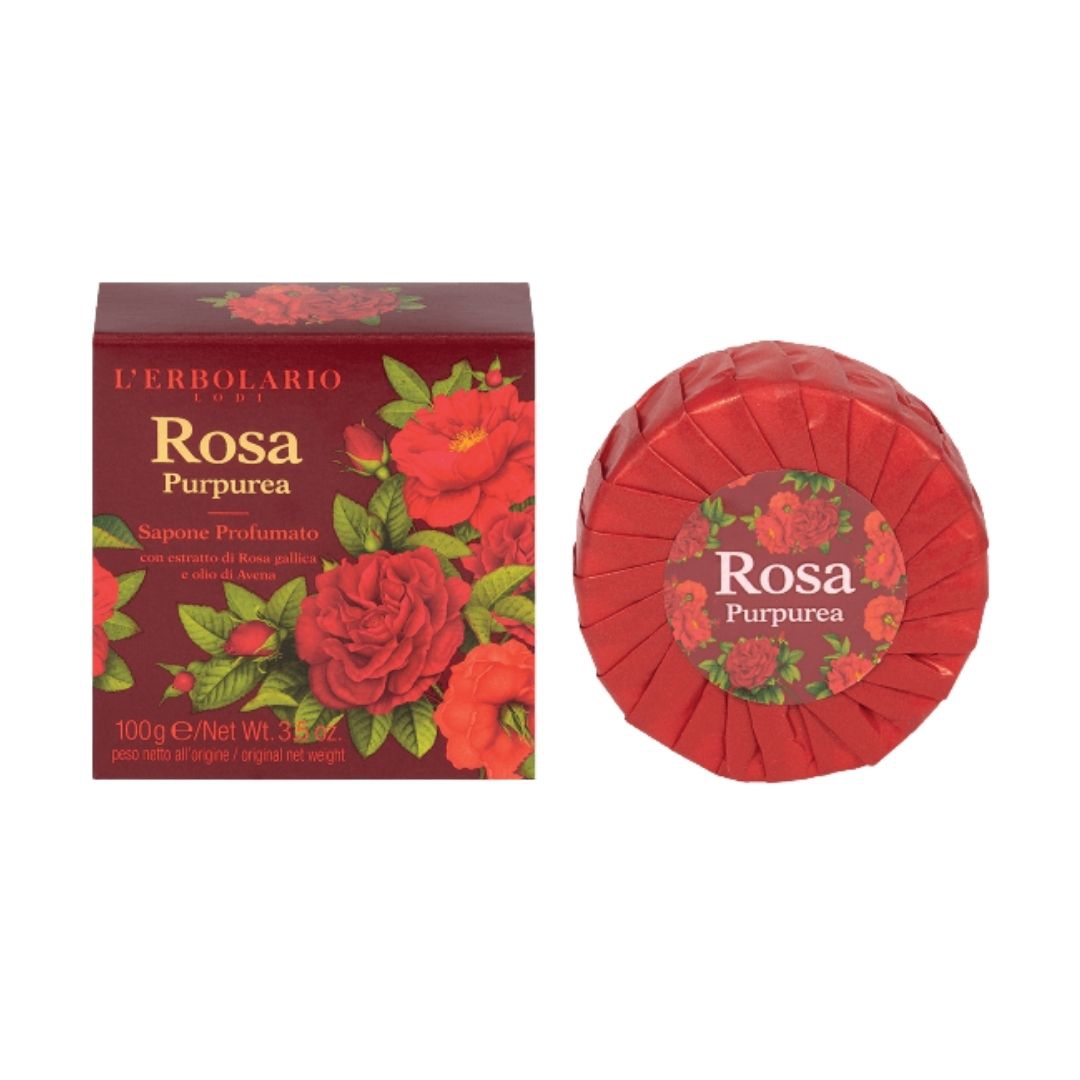 L'erbolario Rosa Purpurea Sapone Profumato 100 g