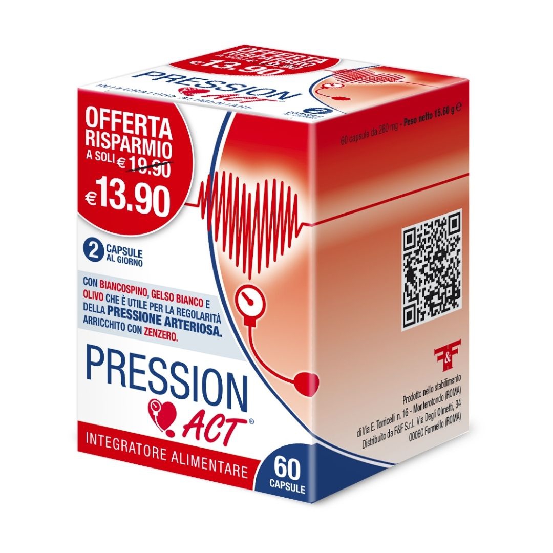 Pression Act Integratore per la Pressione Arteriosa 60 Capsule