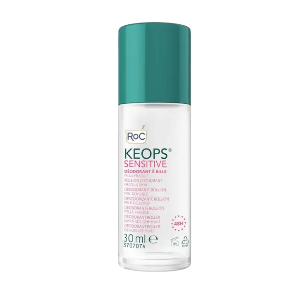 Roc Keops Deodorante Roll on 48h Sensitive per Pelli Sensibili 30 ml