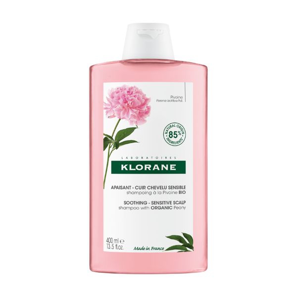 Klorane Shampoo Peonia Bio Lenitivo e Anti-prurito 400 ml