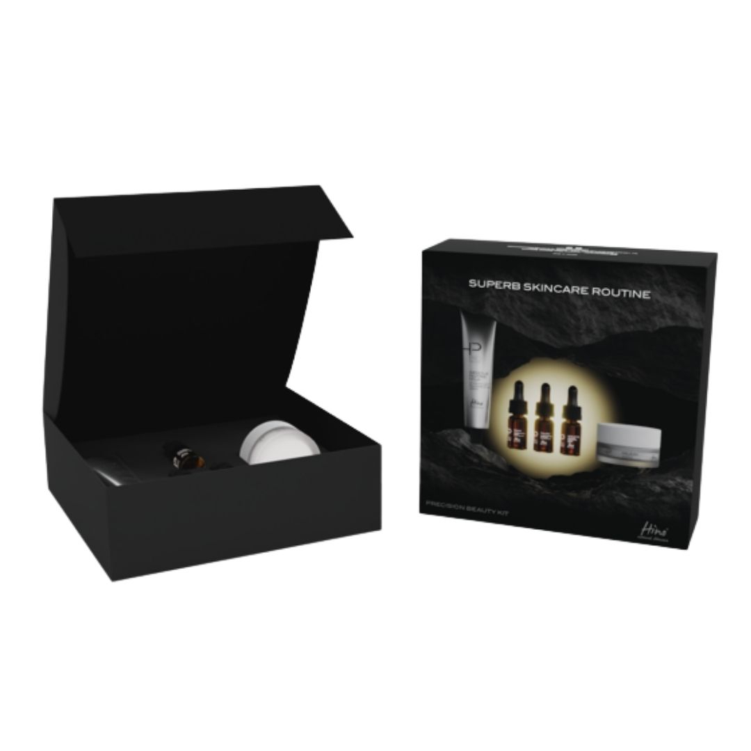 Hino Precision Beauty Kit Detergente 20ml+Siero+Olio Antirughe+Siero Occhi+Crema