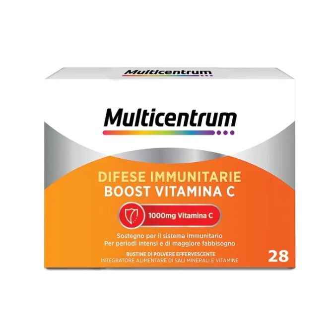Multicentrum Difese Immunitarie Boost Vitamina C Integratore 28 Bustine