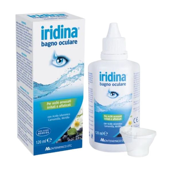 Montefarmaco Iridina Bagno Oculare per Occhi Irritati e Arrossati 120 ml